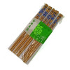 Bamboo chopsticks (10 pairs) (24.5x9x1.5 cm)