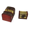 Wooden chests (set of 2 pcs) (12x9x9\8x5.5x6 cm)