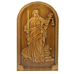 Wooden panel, carved 
