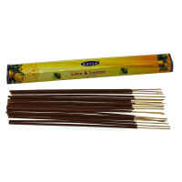 Lime & Lemon (Лайм и Лимон)(Satya) пыльцовые благовония шестигранник