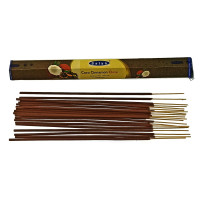 Coco Cinnamon Clove (Кокос, Корица, Гвоздика) (Satya) пыльцовые благовония шестигранник