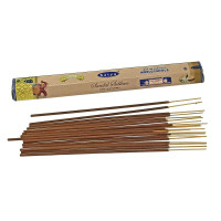 Sandal Sublime (Cleaned Sandalwood) (Satya) pollen incense hexagon