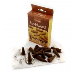 Sandalwood Premium Incense Cones (Сандал)(Tulasi) Конусы