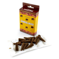 Sandalwood Incense Cones (Sandalwood)(Tulasi) Cones