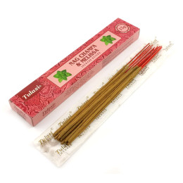 Nag Champa & Melissa Incense Stiks 15 g (Пилкові пахощі Наг Чампа і Мелісса 15 грам) (Tulasi)