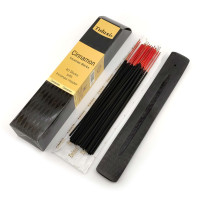 Cinnamon 40 Stiks with Incense Holder (Incense 40 pieces with wooden stand)(Tulasi)