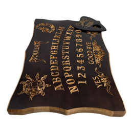 Спиритическая доска OUIJA "Эксклюзивная" на английском языке (46×29×1,8см),резная,массив дерева