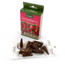 Strawberry Premium Incense Cones (Клубника)(Tulasi) Конусы