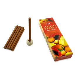 Mango Papaya Dhoop (Mango and Papaya) Baseless Incense 25g
