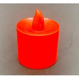 Свічка червона з Led підсвічуванням (4х3, 5х3, 5 см)