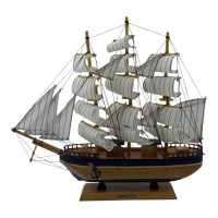Model of a sailboat on a stand (40x34x6.5 cm)