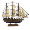 Model of a sailboat on a stand (400x330x60 mm)