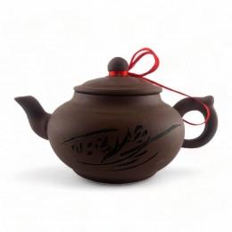 Clay teapot (380 ml) (117x117x 55 mm)