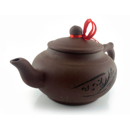 Clay teapot (380 ml) (117x117x 55 mm)