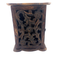 Key holder carved mango wood (29.5x22.5x9)