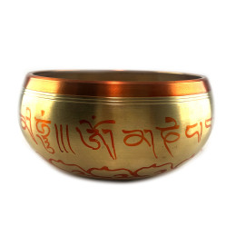 Bronze singing bowl (d-15.5cm h-7 cm)