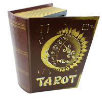 Шкатулка "Таро" (19,5х14х6 см),для хранения карт таро коричневая