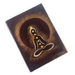 Скринька "Маятник" (11х8х3, 6 см), для зберігання біоенергетичних маятників коричнева.