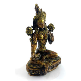 Зеленая Тара бронзовая ( 20х13х9 см)