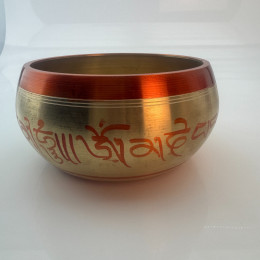 DISCOUNT Singing bronze bowl "Buddha" (13x12x6.2 cm)