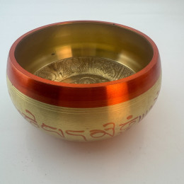 DISCOUNT Singing bronze bowl "Buddha" (13x12x6.2 cm)