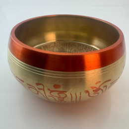 DISCOUNT Singing bronze bowl "Buddha" (13x12x6.2 cm)