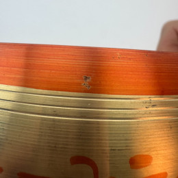 DISCOUNT Singing bronze bowl "Buddha" (13x12x6.2 cm)