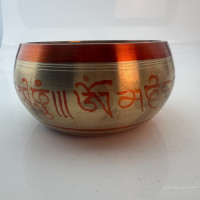 DISCOUNT Singing bronze bowl "Buddha" (13x12x6.2 cm)