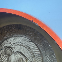 DISCOUNT Singing bronze bowl "Buddha" (13x12x6.2 cm)