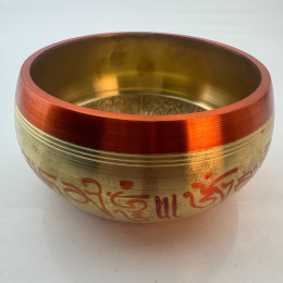 DISCOUNT Singing bronze bowl "Buddha" (13x12x6.2 cm)