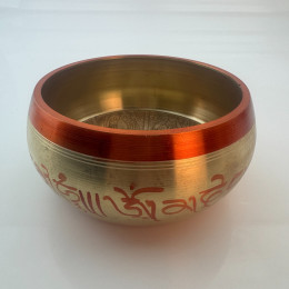 DISCOUNT Singing bronze bowl "Buddha" (13x12x6.2 cm)