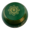 DISCOUNT. Singing bowl bronze "Buddha" green (10.1x 9.2x 4.9 cm)