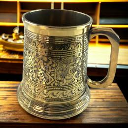 Bronze golden mug (14x 11.4x 10.9 cm) 400 ml