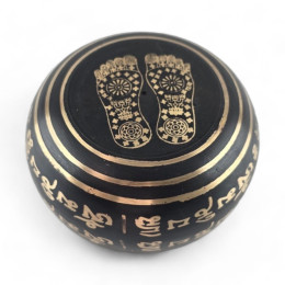 Чаша поющая "Следы Будды" ( 10х9.3х5.2 см)