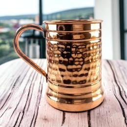 Copper mug (11.8 x 12.8 x 9.2 cm)