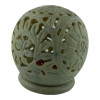 Candlestick Aroma holder made of soapstone (8.2x 8x 5.1 cm)