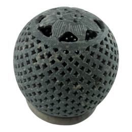 Подсвечник Аромакурительница из мыльного камня ( 8х 7,8х 4,8 см)