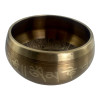 DISCOUNT: Bronze Singing Bowl "Buddha" (6.5 x 13 x 11.8 cm)