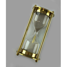 Часы песочные из бронзы на 1 минуту 15 секунд. ( d-4.4 см h-9.3 см)