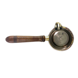 Турка бронзовая красная (8,5х 7,6х 6,7 см)(250 мл)