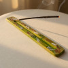 Incense stand "Barvystiy lis" (260x40x7 mm), hand-painted, solid wood.