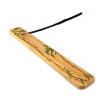 Stand for incense "Bamboo nasoloda" (260x40x7 mm), hand-painted, solid wood.
