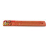 Incense stand "Mandala" (260x40x7 mm), hand-painted, solid wood.