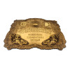 OUIJA Spirit Board "Antique" (49.5×29×0.8 cm), pointer with magnifying glass