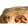 OUIJA Spirit Board "Antique" in English (49.5×29×0.8cm), Pointer with Magnifying Glass