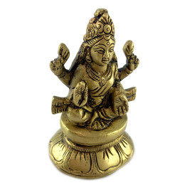 Лакшми бронзовая( 8,3 х 5,5х 4,7 см)