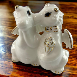 Дракони фарфор "Закохані" (8,9 х 8,8 х 5,2 см)