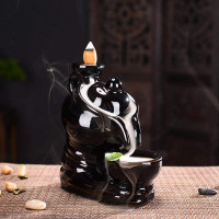 Incense stand Back Flow "Tea ceremony" (14x8.8x13 cm)