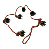 Bronze bells on a rope (85x3.8x2.7 cm)
