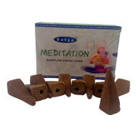 Meditation Backflow Dhoop Cone (Медитація)(Satya) 10 конусів в упаковці